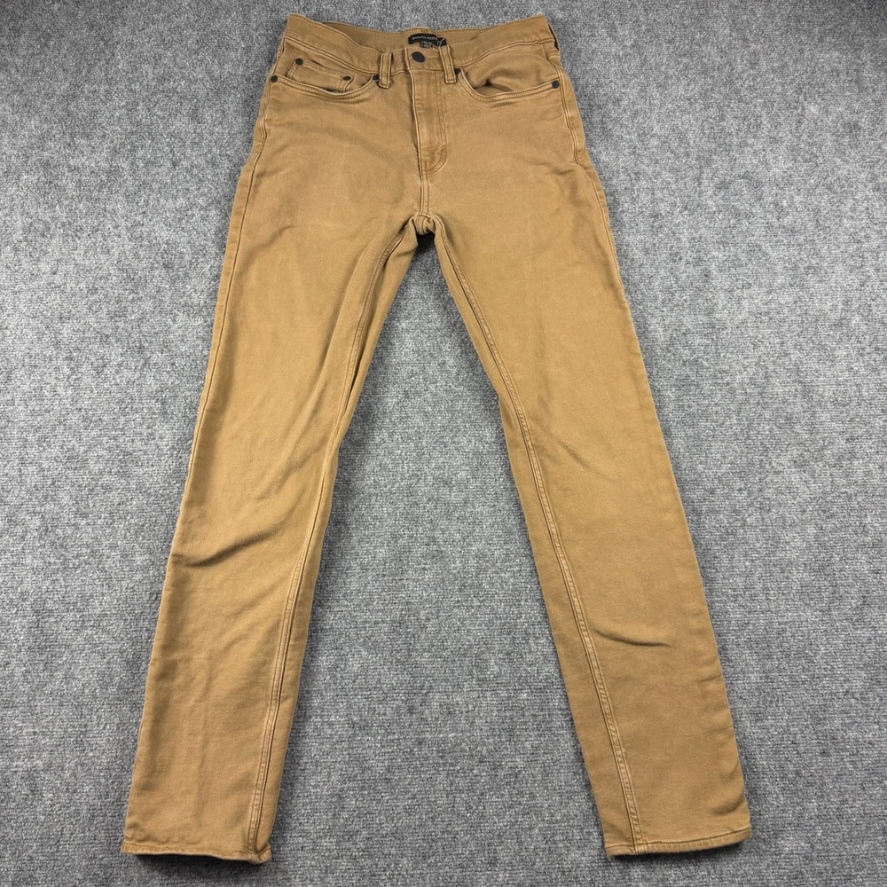 Banana Republic Pants Mens 30x34 Brown Slim Straight Casual Cotton Chino Jeans